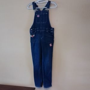 Jordache embroidered girl's overalls, size 10/12